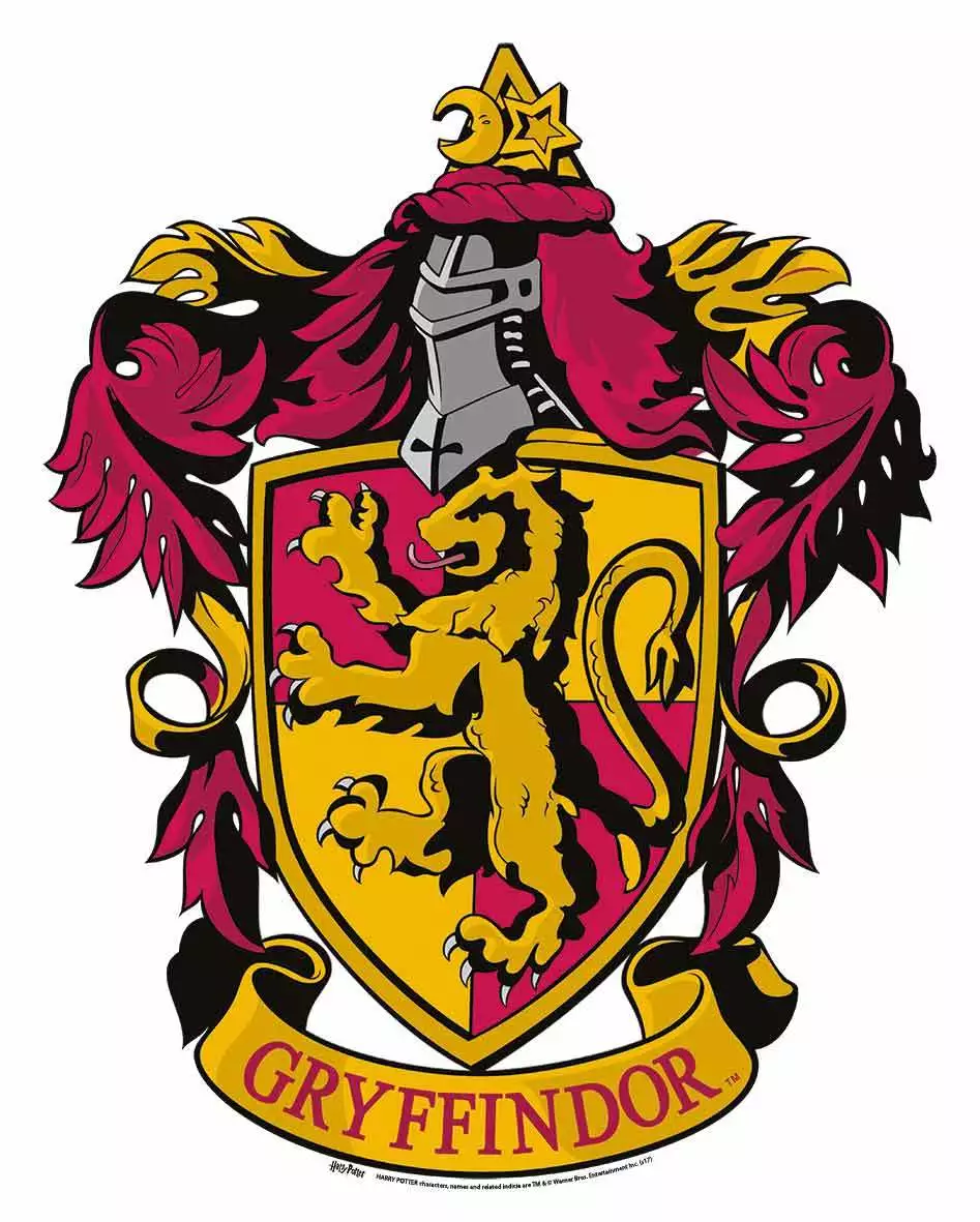 Dessin Harry Potter Facile Gryffondor Gryffondor Crest De Harry Potter Mural Monté Officiel Carton Découpe | eBay