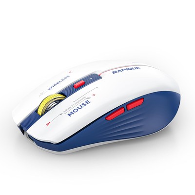 RAPIQUE Bluetooth Wireless Mouse - BT1/BT2+USB Tri-Mode High Performance Rech...