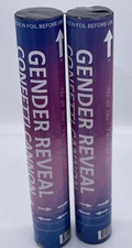 Lot of 2 Pink/Girl Gender Reveal Confetti Cannons 12 inch - Party Popper Baby
