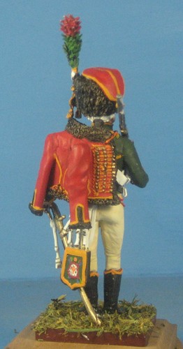 Kit de figuras Cazadores de la Guardia Imperial sin montar, metal blanco 60 mm 1/30 - Imagen 14 de 33