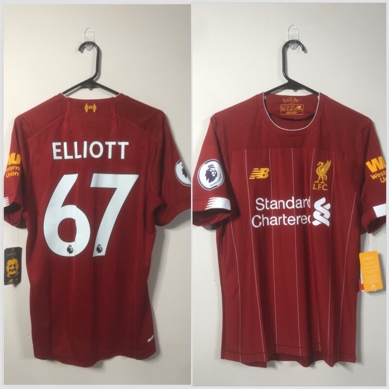 Elliott #67 Liverpool Small 2019/20 Home Shirt Jersey New Balance BNWT  MT930000