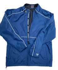 Warrior Hockey Jacket Lacrosse Coat Mens Small EXCELLENT condition Navy Blue