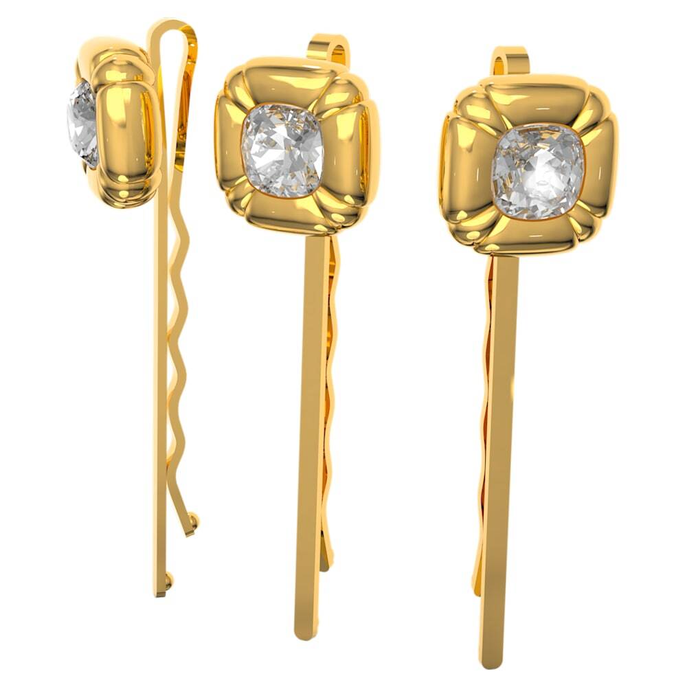 Женская заколка для волос Swarovski Dulcis с желтым кристаллом и позолоченным покрытием 5616848 11790₽