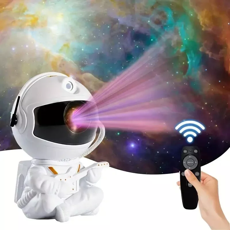 Astronaut Starry Galaxy Projector Night Light Lamp Space Nebula