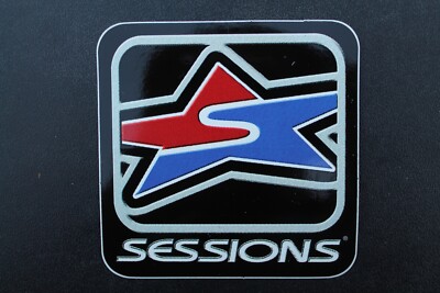 Sessions Snowboards Snow Star Red White Blue USA OG Vintage