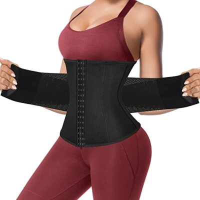 Damen Taillentrainer Schweißgürtel Neoprengürtel Body Shaper extra fest Bauch Con