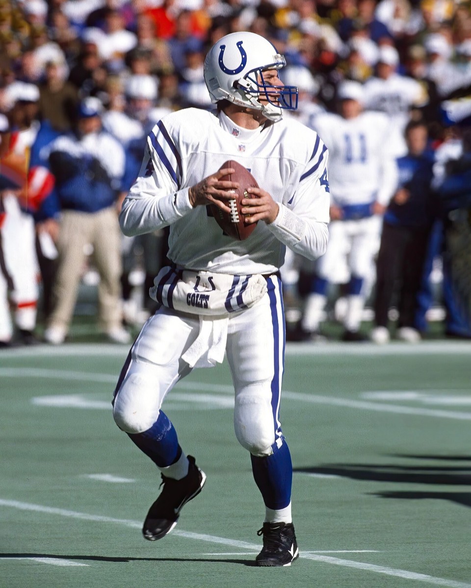 Jim Harbaugh #4 Indianapolis Colts NFL 8