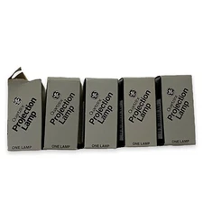 Lot of 5 GE Quartzline EYB Lamp 82V 360W Projection Bulb 