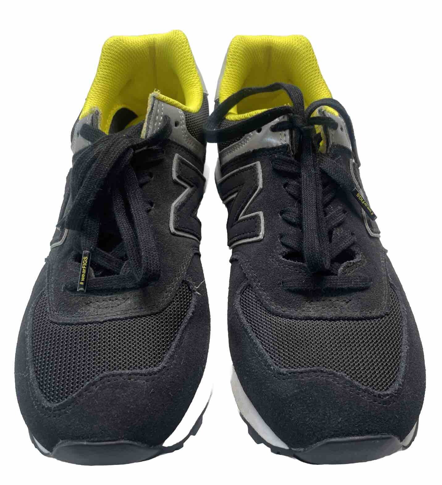 New Balance Figs Collaboration Shoe WL574FIG Womens Sz 9 Black Gray