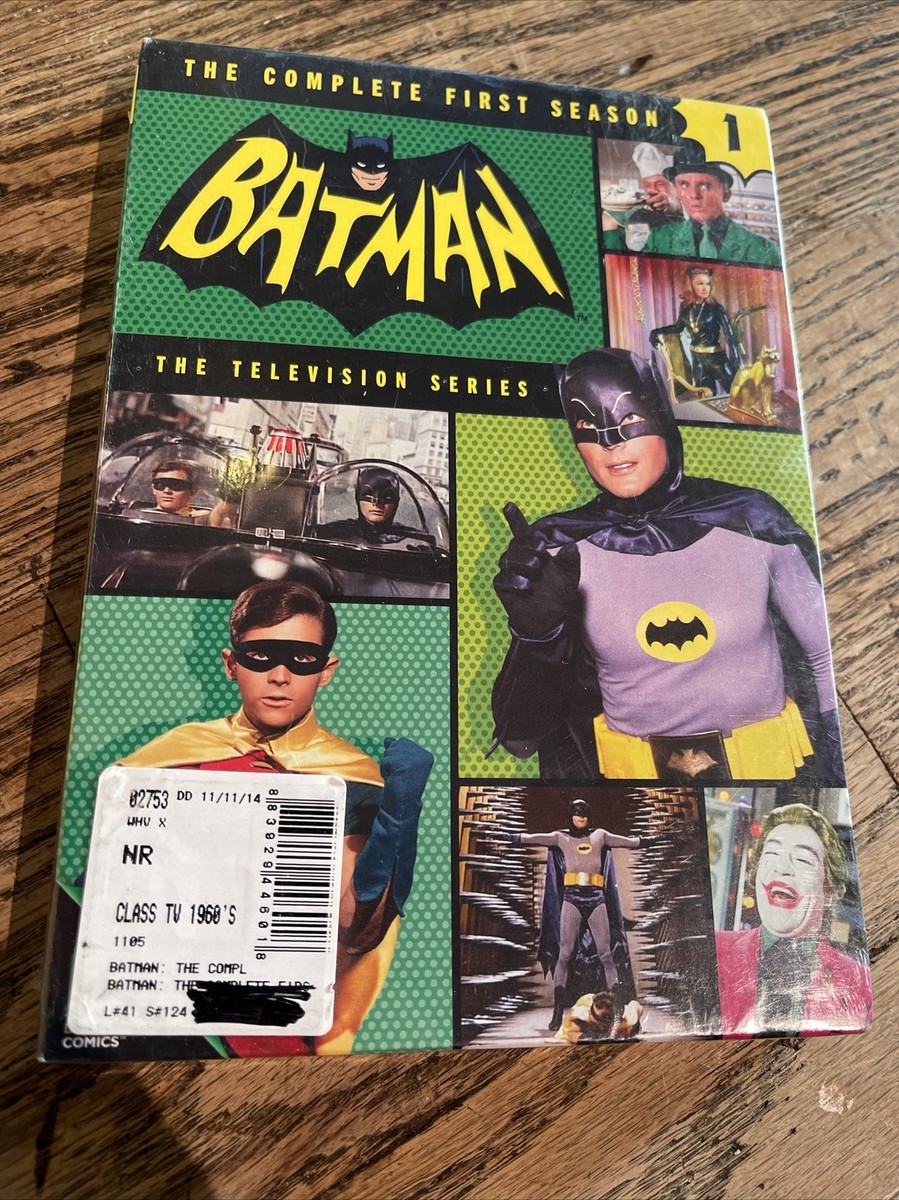 Batman: The Complete First TV Season 1966 Sealed DVD Adam West NEW