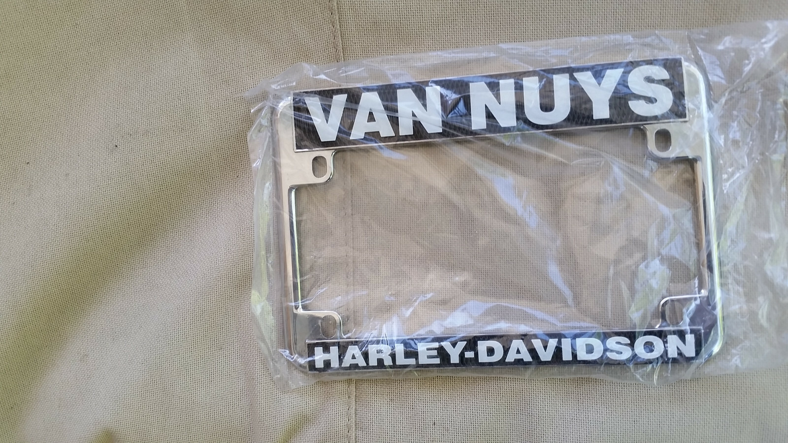 Van Nuys California HARLEY License Plate Frame So. Cal M/C Dealer eBay
