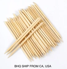 50PCS FACIAL EYEBROW WOODEN WOOD WAXING HAIR REMOVAL STICKS APPLICATOR