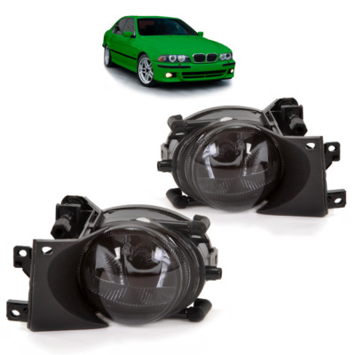 Nebelscheinwerfer Set +HB4 Passend für BMW E39 SERIE Smoke Schwarz Facelift ab 2