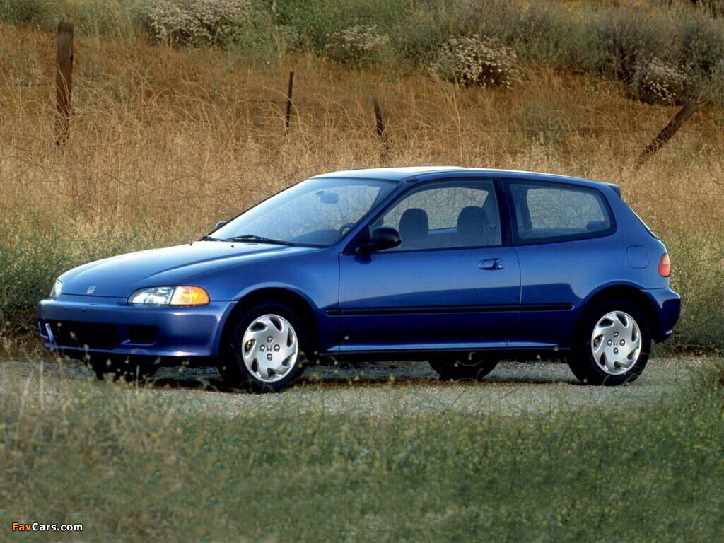 92-95 for Honda Civic EG EH EJ Hatchback 3D rear windshield weatherstrip  seal