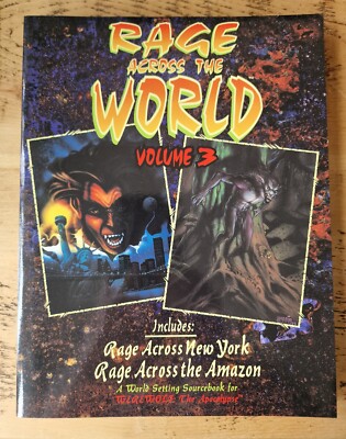 Rage Across the World Volume 3 Werewolf the Apocalypse WW3071 - White Wolf OWoD