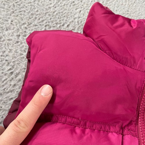 The North Face Womens Puffer Vest S Pink 700 Down Gorpcore Outdoors Hiking *Read - 第 12/14 張圖片