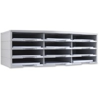 Storex Literature Organizer, 12 Section, 10 5/8 X 13 3/10 X 31 2/5, Gray on sale Storex Literature Organizer, 12 Section, 10 5/8 X 13 3/10 X 31 2/5, Gray on sale