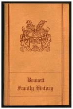 Bennett Family History by Seaver PB 1971 Genealogy  W2A