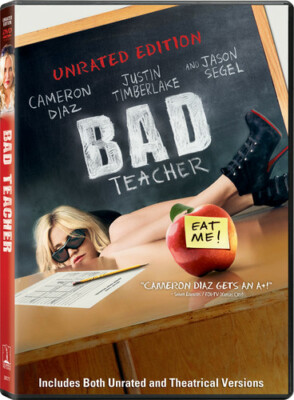 Bad Teacher (DVD, 2011) VG Cameron Diaz, Justin Timberlake