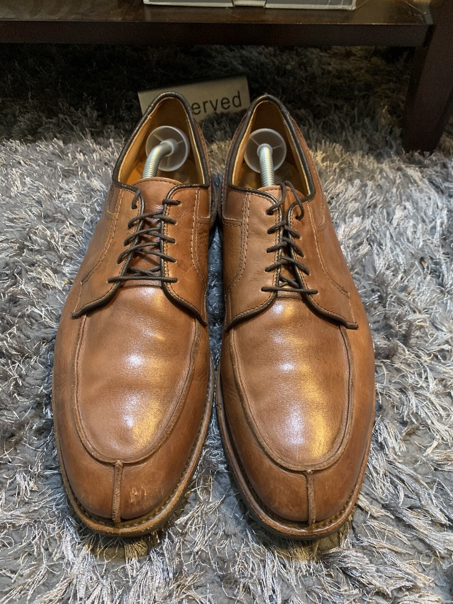 Allen Edmonds Stockbridge Brown Leather Split Toe Blucher  display picture 1