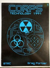 BTRC: Corps: Technology 1 by Greg Porter RPG Module, April 1991 1st Edition VG 
