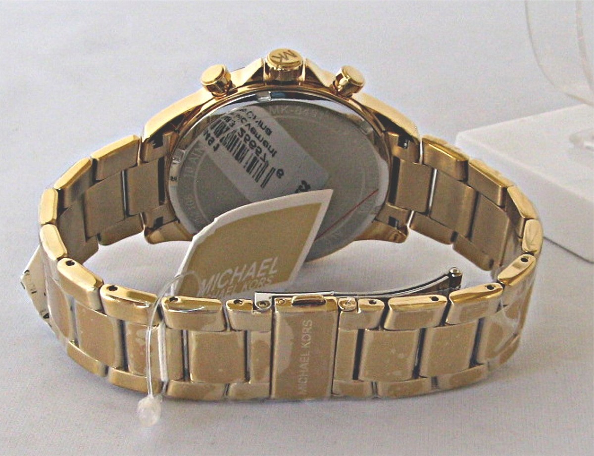 Chapado en Laton ゴールド　Mgs-23 Michael Kors Gage Gold Men's Watch - MK8491 for sale online