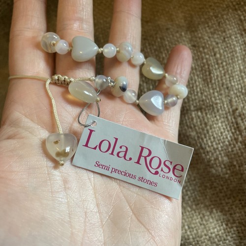 Lola Rose Love Herz Achat Halbedelstein Edelstein Schieber Armband Neu Etikett - Bild 19 von 23