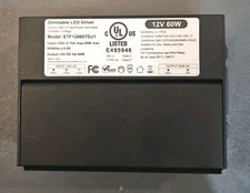 60W 12V Dimmable LED Driver AC to DC Power Supply Transformer Voltage