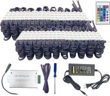 200PCS 5050 SMD RGB LED Module Kit 110FT LED Module for Storefront Window Signs