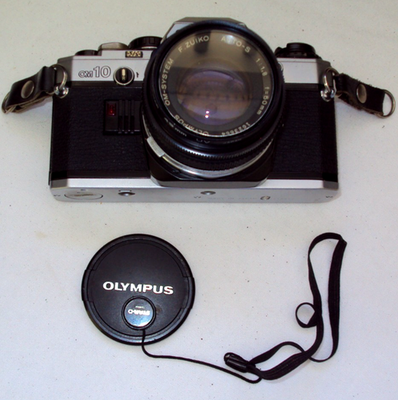 Olympus OM10 System Camera-Zuiko 1:1.8 f=50mm Lens. UNTESTED PARTS