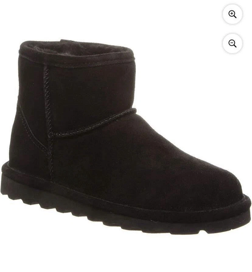 Botas BEARPAW Alyssa 5 pulgadas para mujer - negras, talla 9, nuevas con etiquetas Foto 3 de 3