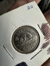 1940 King George IV Canada 5 Cents AU