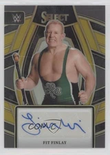 2024 Panini Select WWE Signature Selections Gold Prizm /10 Fit Finlay Auto
