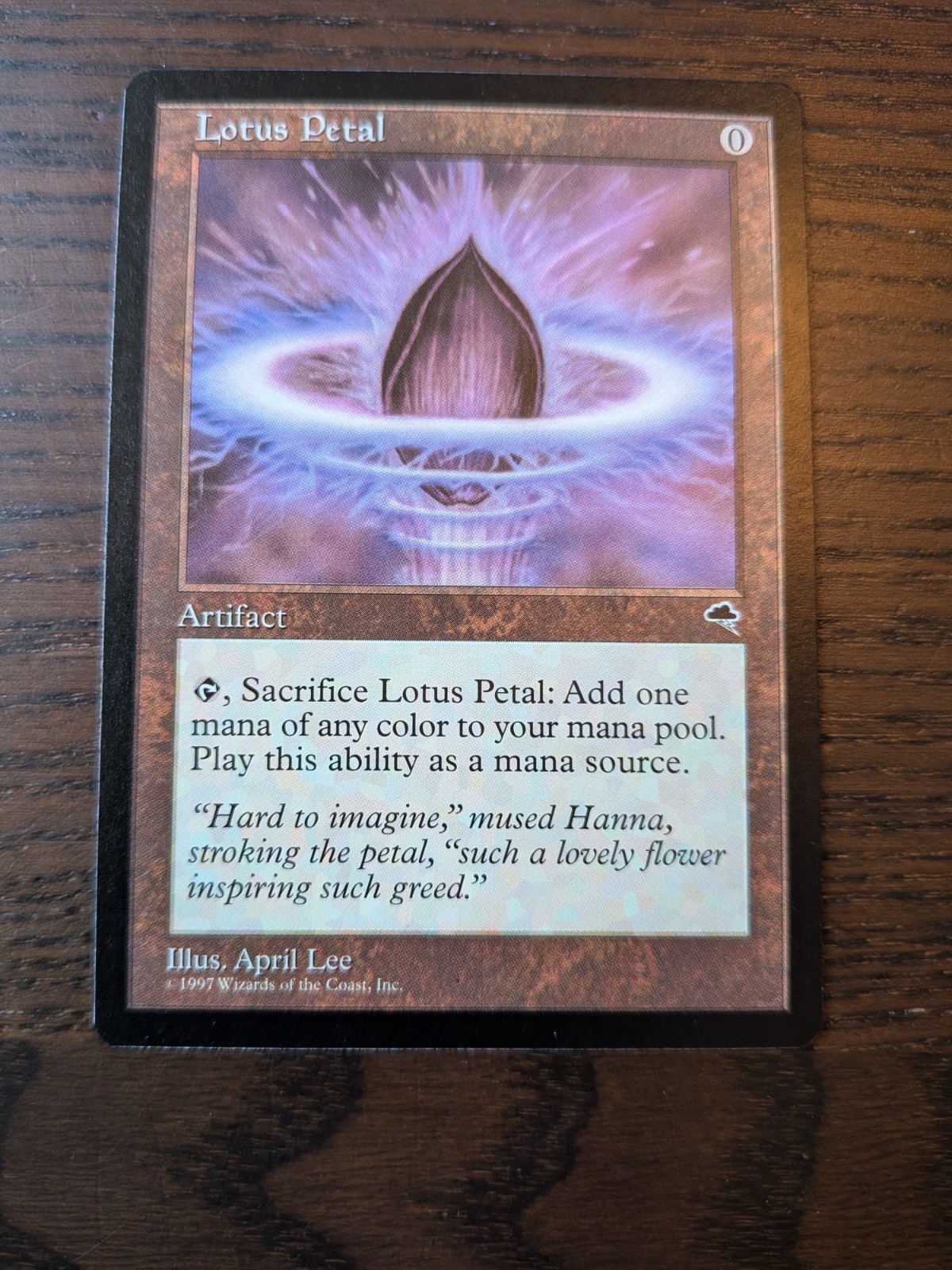 Magic the Gathering MTG Card: Lotus Petal Tempest Rare! LP