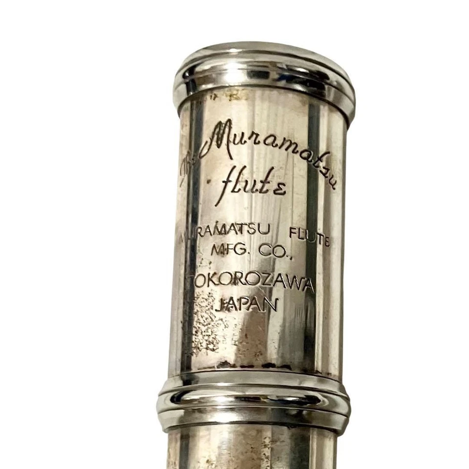 Muramatsu M-120 Flute Solid Silver Headjoint Used With Hard Case - Image 3 of 4