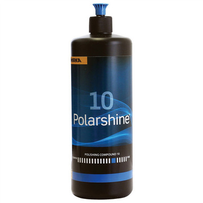Mirka Abrasives Polarshine PC10-1L Polishing Compound, 1 L Bottle, White, Paste