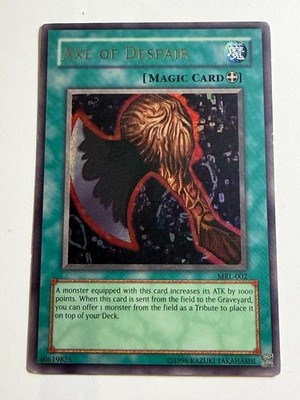 Yu-Gi-Oh! Axe of Despair MRL-002 Ultra Rare Foil   Light Play
