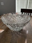 Vintage 'Arlington' Pattern Punch Bowl Anchor Hocking 12" Diam Scalloped Edge