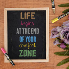 Metallic Liquid Chalk Markers - 8 Pack with Reversible Bullet and Chisel Tips...