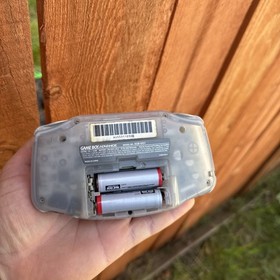 Nintendo Game Boy Advance Console System - Clear Glacier