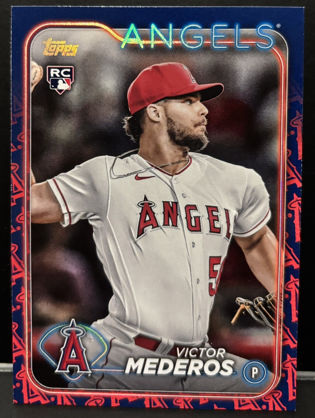 2024 Topps Victor Mederos Team Color Border parallel #270 Arizona Diamondbacks