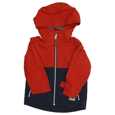 H&M, Outdoorjacke, Jungen, Größe: 98, Rot/Blau, Polyamid/Polyester #NpH