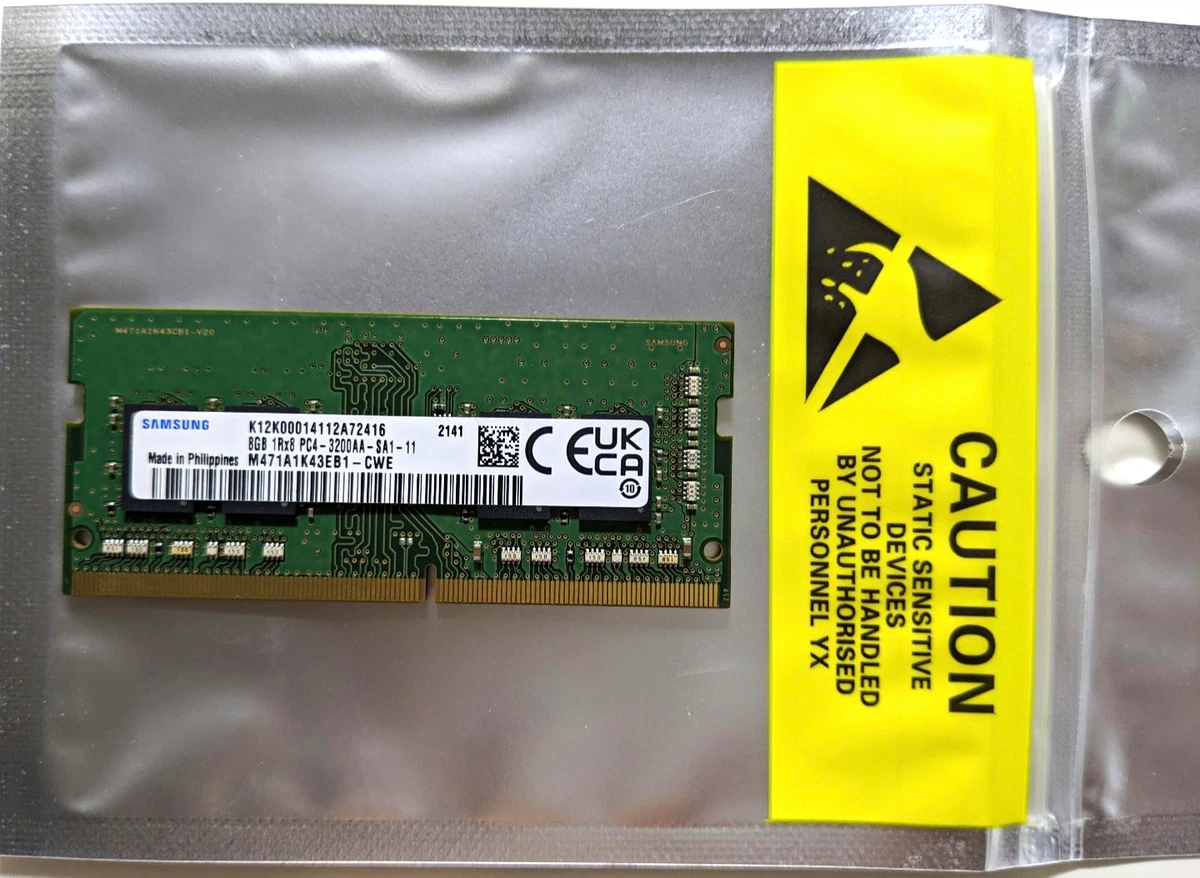 25+ Samsung DDR4 SDRAM 8 GB Total Capacity Memory (RAM) for sale