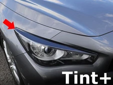 Nissan Skyline V37 Headlight Smoke Tint Film, Pre-cut, Easy Reusable, 20%