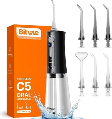 Bitvae Water Dental Flosser for Teeth Cordless, Water Teeth Cleaner Picks for Cl