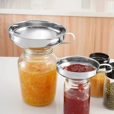 Stainless Steel Canning Funnel Set for Mason Jars &ndash; Wide Mouth Funnel
