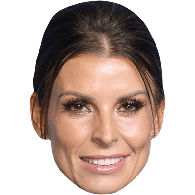 Coleen Rooney (Smile) Big Head. Larger than life mask.