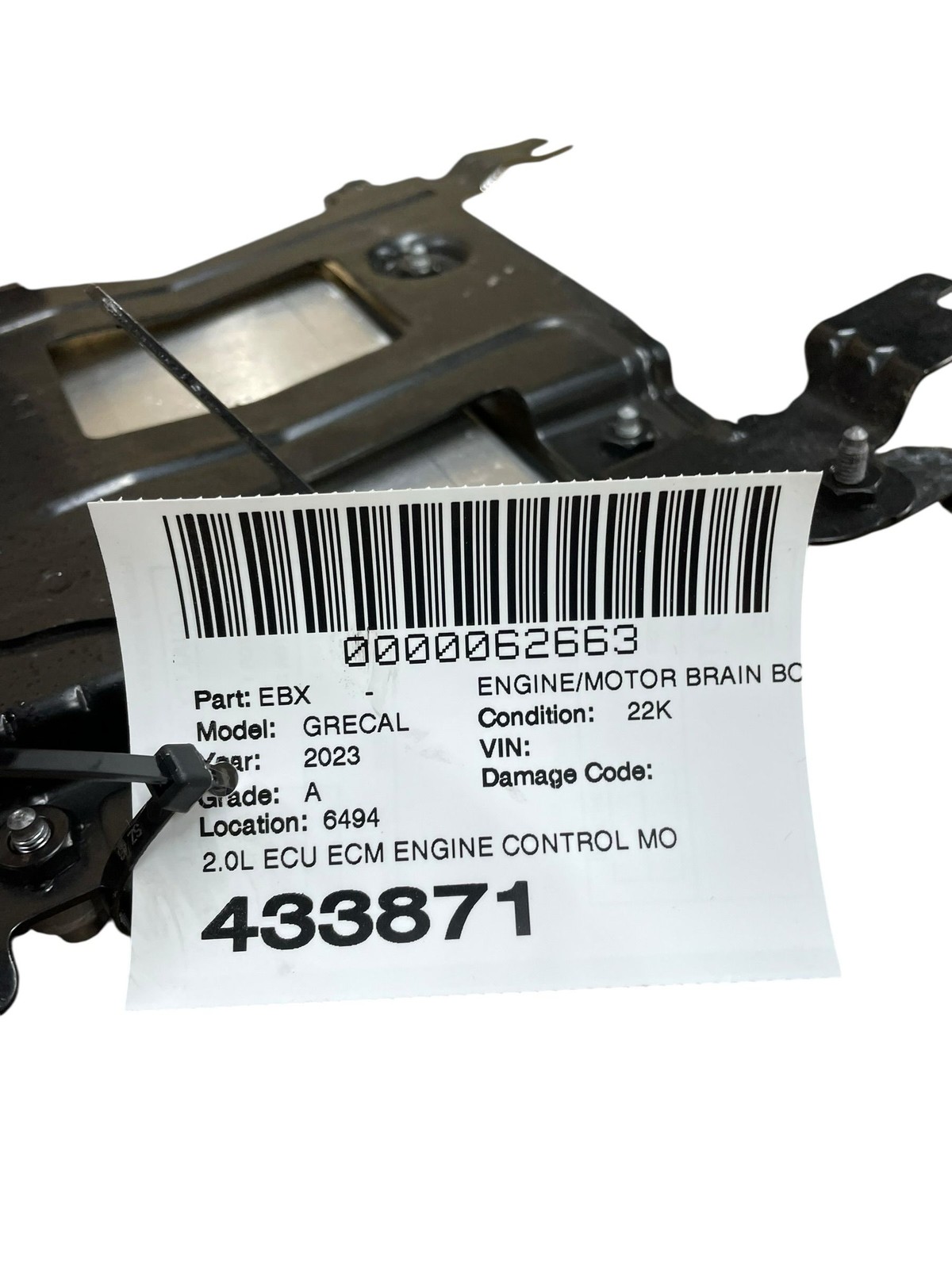 2023-2026 MASERATI GRECALE GT M182 2.0L ENGINE MODULE COMPUTER UNIT 670181238