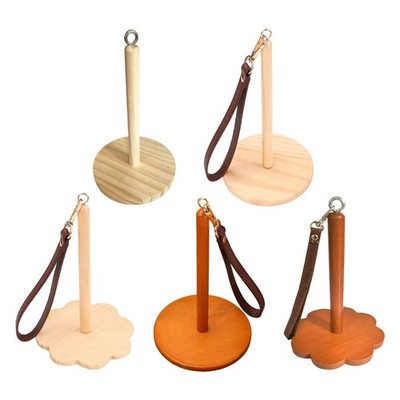 Häkeln Garnhalter Holz Garn Knäuel Halter zum Sticken Stricken Basteln