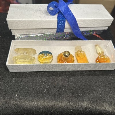5X VTG Women Mini PURE PERFUME Mischka Revilion Joop Chopard Smith New Gift  